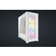 Carcasa Corsair iCUE 5000D RGB Airflow Mid Tower ATX, 3 ventilatoare incluse 120mm, 4x 3.5" drive bays, 2x 2.5" drive bays, dimensiune 520x520x245mm, ALB