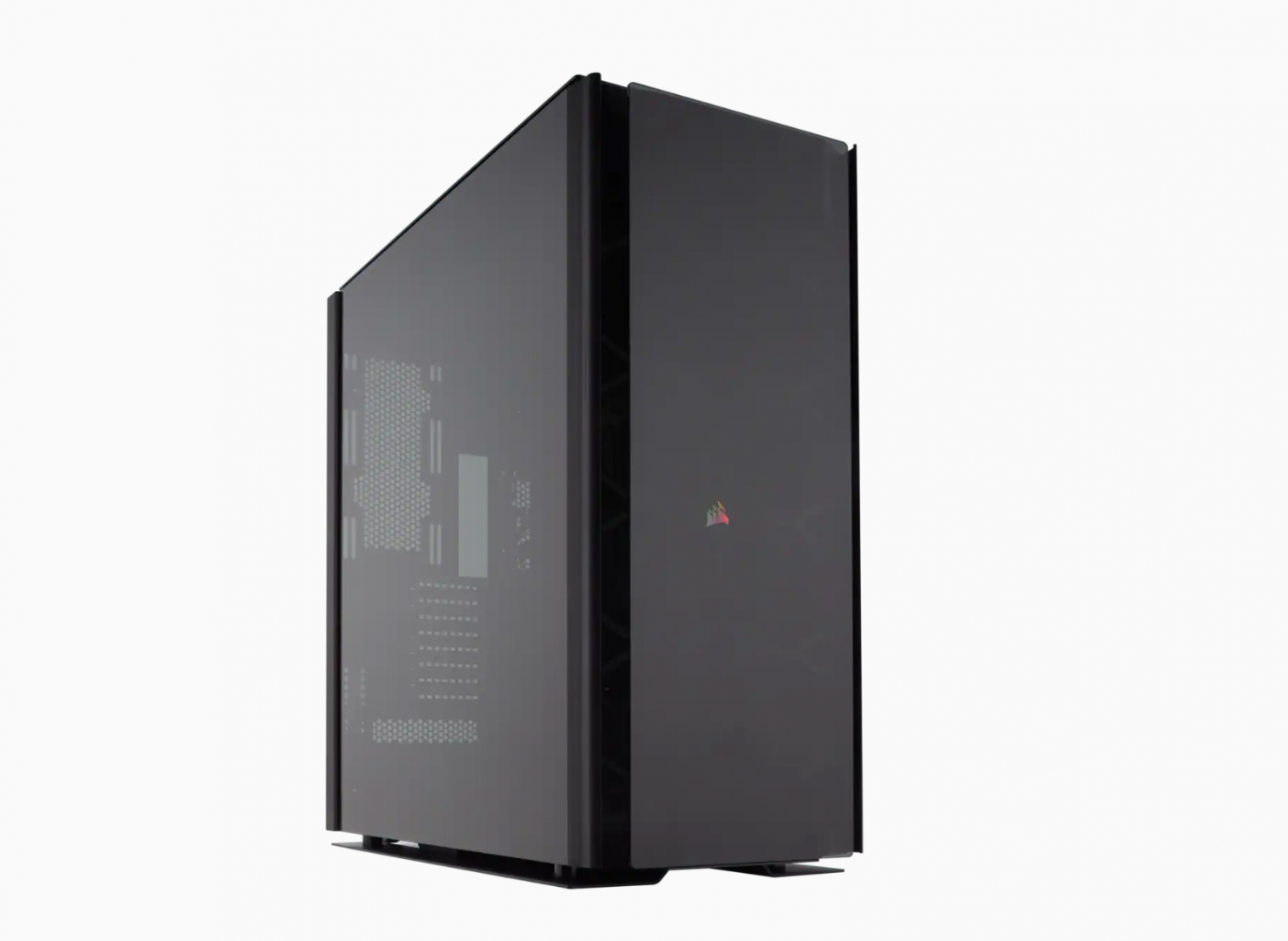 Carcasa Corsair Obsidian Series 1000D SuperTower  Case Dimensions (mm) 800mm x 505mm x 800mm Maximum GPU Length (mm) 400mm Maximum PSU Length (mm) ATX - 225mm, SFX - 140mm Maximum CPU Cooler Height (mm) 180mm Expansion Slots 10 Case Drive Bays (x6) 2.5 (x5) 3.5 Form Factor FULL TOWER Case Windowed