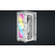 Carcasa Corsair 2000D Airflow RGB Mini-ITX, panou tempered glass, 3x 2.5" drive bays, dimensiune 458x271x200, alb