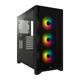 Carcasa Corsair 4000D AIRFLOW Tempered Glass Mid-Tower ATX Case, fara sursa, black