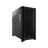 Carcasa Corsair 4000D AIRFLOW Tempered Glass Mid-Tower ATX, fara sursa, black