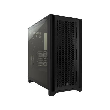 Carcasa Corsair 4000D AIRFLOW Tempered Glass Mid-Tower ATX, fara sursa, black