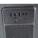 Carcasa Spacer office, Middle Tower, ATX, sursa 300W, 1 x fan, USB 2.0 x 2, USB 3.0 x 1, PSU shroud, black „SPCS-OC-TOP-300W”