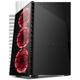 Carcasa nJoy Vanguard, fara sursa, Middle Tower, ATX, black