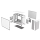 Carcasa Asus AP201 PRIME WHITE Tempered Glass