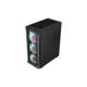 CARCASA SPACER – gaming, Middle Tower, ATX, „SHIELD", fara sursa, sticla securizata, 4 x ARGB fan, HUB, telecomanda, USB 3.0 x 1, USB 2.0 x 2, HD-AUdio, Jack 3.5mm x 2