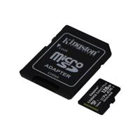 Card de Memorie MicroSD Kingston Canvas GO Plus, 128GB, Adaptor SD, Class 10