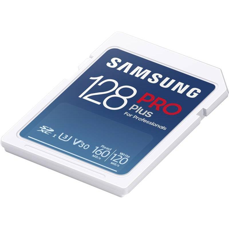 Card de Memorie SDXC Samsung PRO Plus, MB-SD128K/EU,128GB, Clasa U1, V10