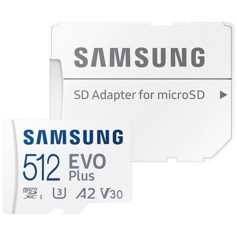 Card memorie Samsung Micro SDXC EVO Plus UHS-I U3 Clasa 10 512GB + Adaptor