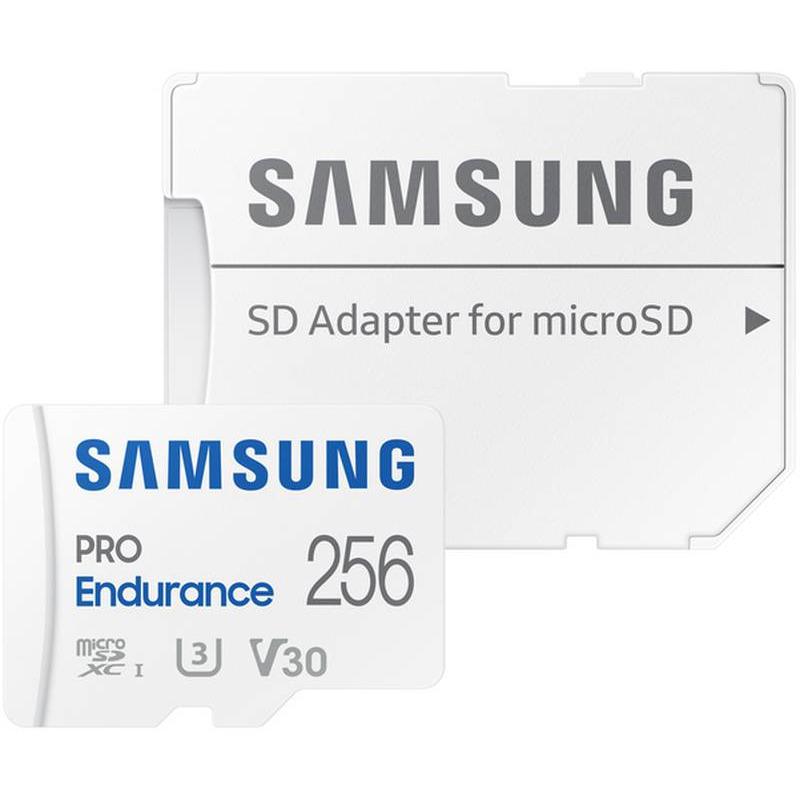 Card de memorie MicroSD Samsung,PRO Endurance MB-MJ128KA/EU, 256GB, cu adaptor, Class 10