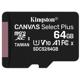 MicroSD Kingston, 64GB, Select Plus, Clasa 10 UHS-I Performance, R: 100 MB/s