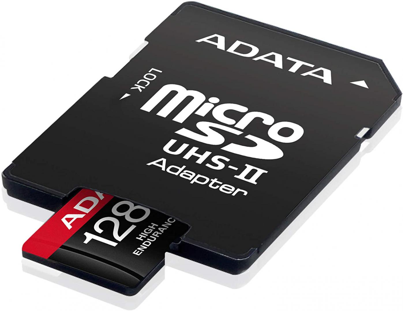 Card de Memorie MicroSD ADATA, 128GB, Adaptor SD, Class 10