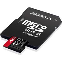 Card de Memorie MicroSD ADATA, 128GB, Adaptor SD, Class 10