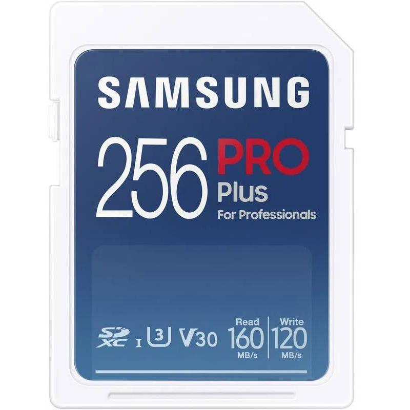 Card de memorie SDXC, Samsung PRO Plus (2021), 256GB, UHS-I Class 10