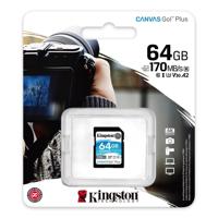 Card de Memorie SD Kingston Canvas GO Plus, 64GB, Class 10