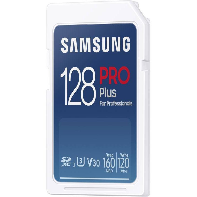 Card de Memorie SDXC Samsung PRO Plus, MB-SD128K/EU,128GB, Clasa U1, V10