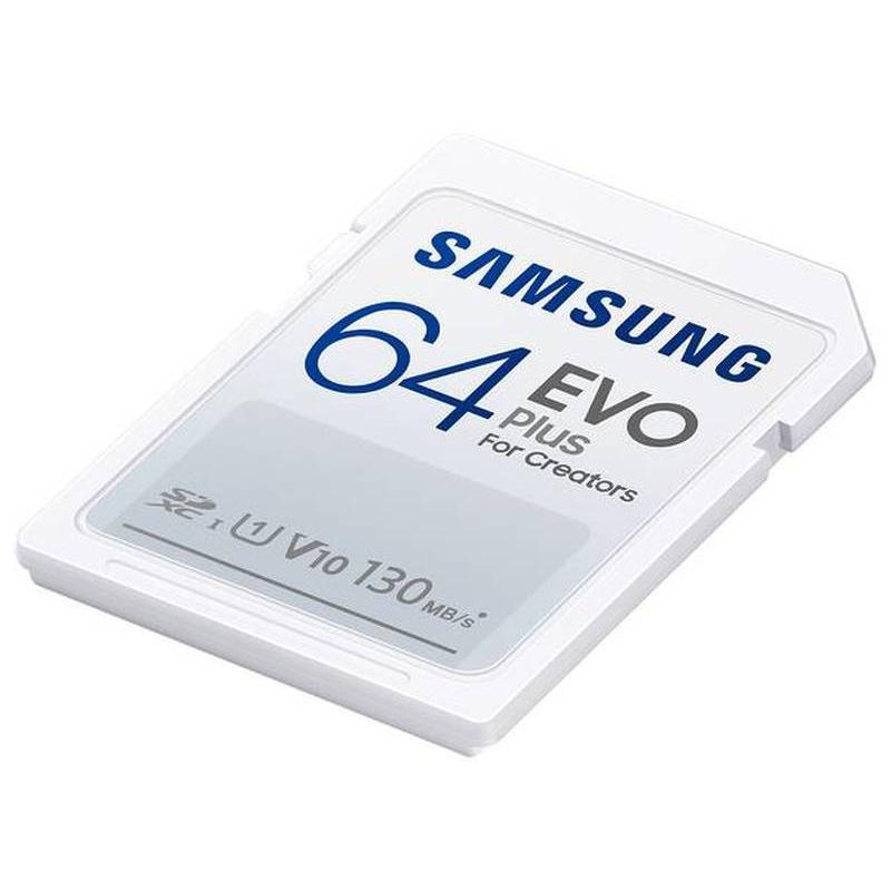 Card de Memorie SDXC Samsung Evo Plus, MB-SC64K/EU, 64GB, Class U1, V10