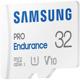 Card de memorie MicroSD Samsung PRO Endurance, MB-MJ128KA/EU, 32GB, cu adaptor, Class 10