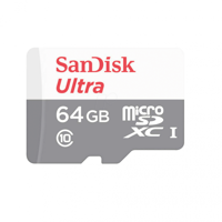 Card de Memorie Kingston MicroSDXC, 64GB, Adaptor SD, Class 10