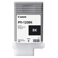 Cartus cerneala Canon PFI-120BK, black, capacitate 130ml, pentru Canon TM 200/205/300/305.