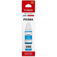 Cartus cerneala Canon GI-490 C, cyan, capacitate 70ml, pentru echipamente CISS G1400 / G2400 / G3400 / G4400 / G1411 / G2411 / G3411 / G4411.