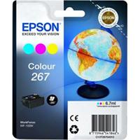 Cartus cerneala Epson 267 color, singlepack,pentru WorkForce WF-100W.