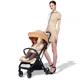 Carucior sport U-Grow autofold, 0-48 luni, brown