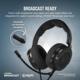 Casti CORSAIR VIRTUOSO PRO BLACK, 20Hz- 40kHz, headphone drivers 50mm, 116 dB,
