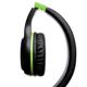 Casti cu micr. Spacer Pearl Green, cu fir, multimedia,  2x Jack 3.5mm, microfon pe fir, driver 40mm, 20Hz - 20000Hz, pliabile, 1.8m, negru si verde