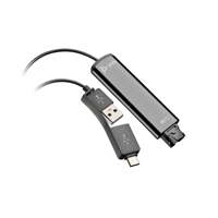 Adaptor USB HP 786C6AA Poly DA75 USB to QD Black Adapter TAA 786C6AA