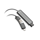 Adaptor USB HP 786C6AA Poly DA75 USB to QD Black Adapter TAA 786C6AA