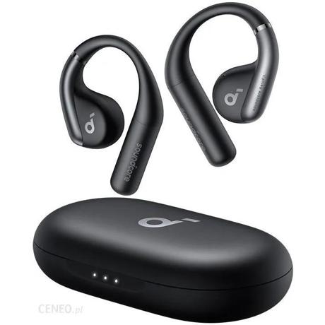 Casti Anker Soundcore AeroFit, wireless, tip butoni, utilizare smartphone, Bluetooth 5.3, 4x microfon pe casca, USB Type-C, durata baterie pana la 42 ore, negru