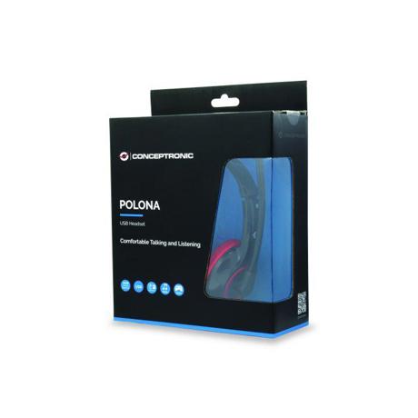 CONCEPTRONIC CCHATSTARU2R Stereo USB Headset, 170 x 67 x 170 mm