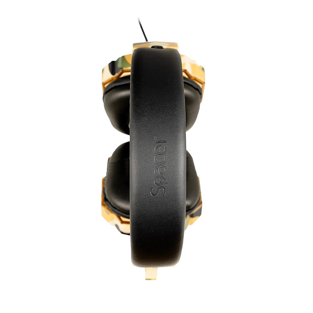 Casti cu micr . Spacer Gaming, cu fir