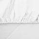 CEARCEAF PAT CU ELASTIC 140X200 CM ALB