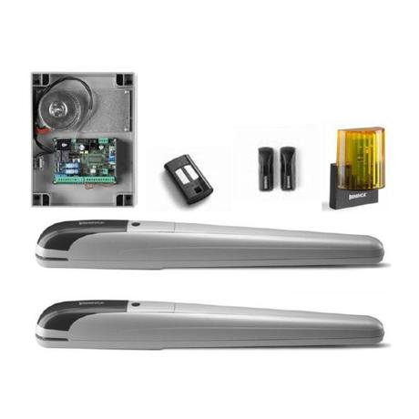 Kit automatizare pentru porti batante KBOB50M Beninca, kitul contine 2xbrate electromecanice KBOB50M 220V, 1 x unitate control Heady cureceptor inclus, 1 x set fotocelule PUPILLA , 1 x lampasemnalizareLAMPI.LED, 1 x telecomanda, temperatura de functionare -20°C/ +50°C.Serecomanda instalarea pentru