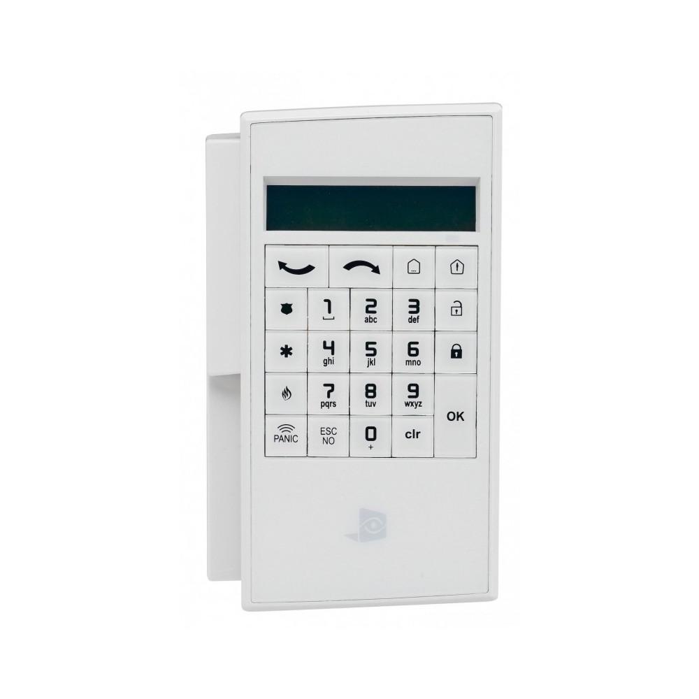 Tastatura numerica wireless Videofied XMA210, frecventa operare: 868MHz, criptare AES, LCD display( 16 caractere), backlight, alimentare cu baterii 3,6V 3x LS14500 lithium ( incluse), dimensiuni: 160 x 92 x 31 mm, greutate: 180g