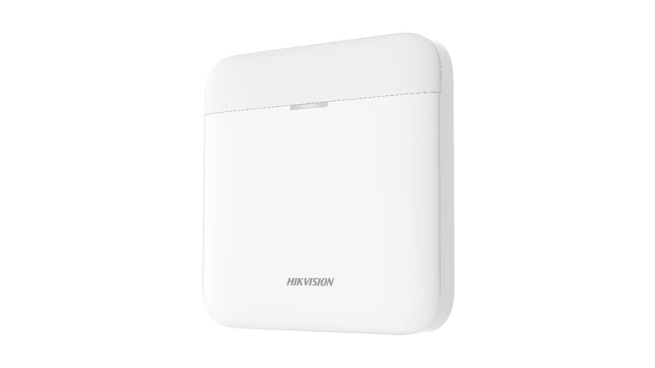 Hikvision wireless repeater, DS-PR1-WE, Comunicatie bidirectionala 868 MHz, Afisaj cu led 3: Register/Signal (Green/Red), Power (Green), Fault (Amber),RF Distance:1600m (Open area), material: plastic, culoare:alb, dimensiuni: 150x150x25mm, greutate: 0.372 g