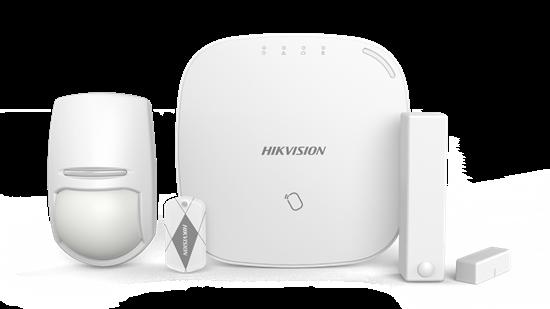 Kit de alarma Wireless Hikvision, DS-PWA32-NST;.3G/4G, LAN+WIFI, RF Card; Frecventa de operare 868MHz; Distanta comunicare: 800 metri in camp deschis; 32 zone wireless; Protocol: SIA - Contact ID; Baterie backup 3.8V, 4520mAh;.Componenta kit: 1 x DS-PWA32-HSR Centrala de alarma; 1 x DS-PD2-P10P-W