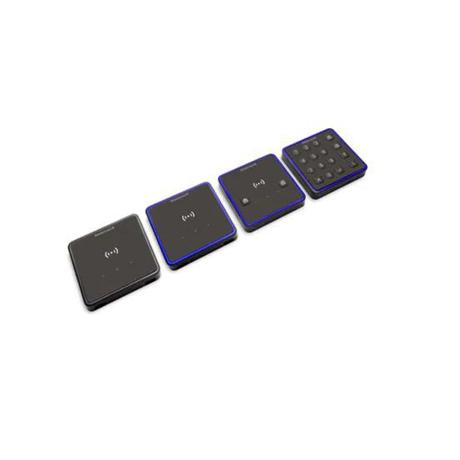 Cititor pentru access control LU4500BHONA, interfata WIEGAND, luminAXS, Mifare/Desfire, cu lumini programabile, dimensiuni: 80.4 x 80.4 x 13.5 mm