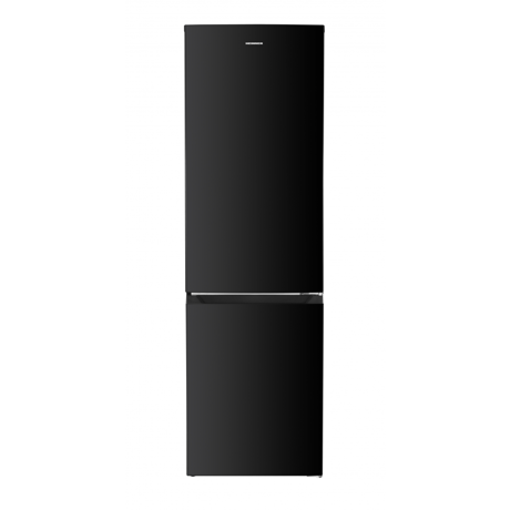 Combina frigorifica Heinner HCNF-HM253BKE++, No Frost, clasa energetica E, capacitate totala: 253L, control electronic, lumina LED, Negru