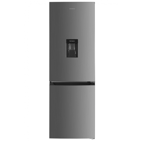 Combina frigorifica Heinner HCNF-HM291XWDF+, No Frost, 291 L, Dozator apa, H 186 cm, Aspect inox