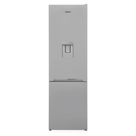 Combina frigorifica Heinner HC-V288SWDE+, Less Frost, Dozator de apa, 288 L, Lumina LED, Clasa E, H 180 cm, Argintiu