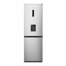 Combina frigorifica Heinner HCNF-HS304XWDE++, Full No Frost, sistem Multi Air-Flow, dozator de apa, clasa energetica: E, capacitate totala: 304 L, control electronic cu display LED si control touch, functie ECO, functie Super congelare, Aspect Inox