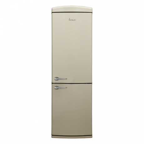 Combina frigorifica Fram FC-VRR340BGE++, Less Frost, 340L, Control mecanic cu termostat ajustabil, Congelare rapida, H 190.1 cm, Crem