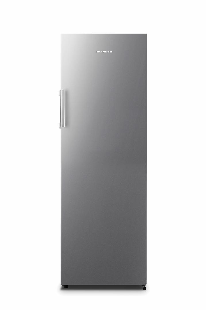 Congelator Heinner HFF-N194NFSF+, 194 L, No Frost, 6 compartimente, Super congelare, Alarma usa, H 169.1 cm, Argintiu