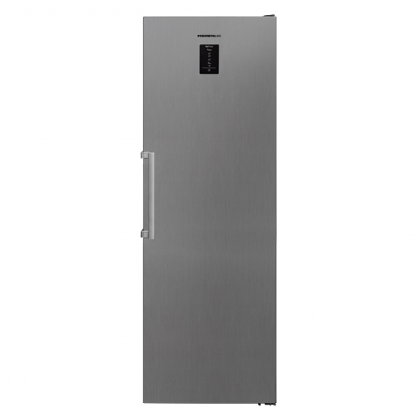 Congelator Heinner HFF-V280NFXE++, Full No Frost, clasa energetica: E, capacitate totala: 280L, display LED, control electronic, functie ECO, 7 compartimente congelator, Inox Look