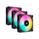 Ventilatoare CORSAIR iCUE AF120 RGB ELITE 120mm PWM, Fan Size 120mm x 25mm, Sound Level 5 - 34.1 dBA