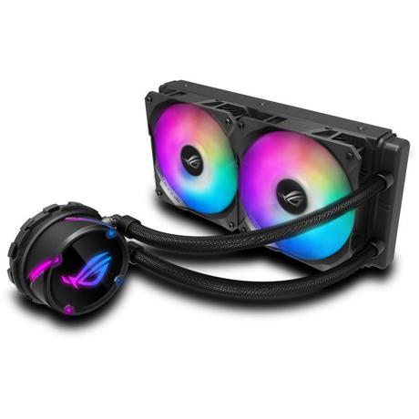 Cooler procesor ASUS ROG RYUO 240, racire cu lichid, Aura Sync, RGB, compatibil Intel/AMD