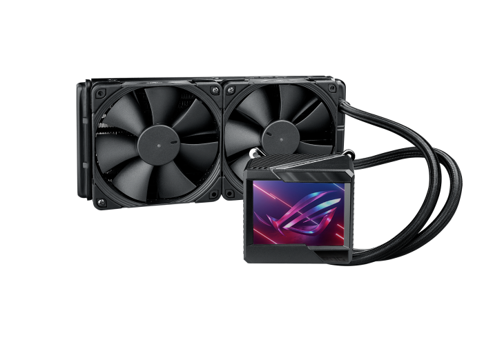 Cooler procesor ASUS ROG RYUJIN 240, racire cu lichid, Aura Sync, RGB, OLED LiveDash